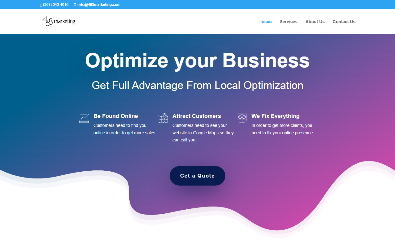 468marketing.com screenshot
