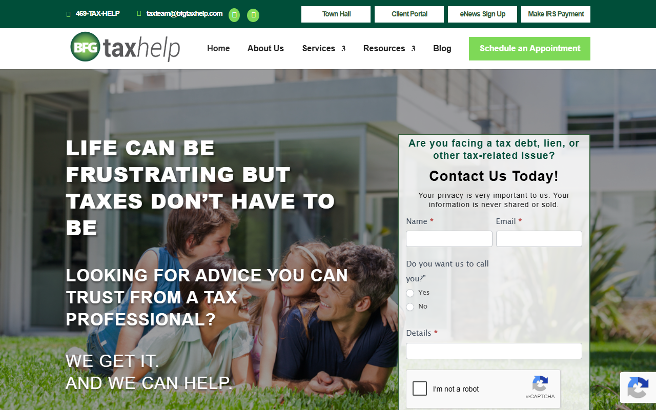 469taxhelp.com screenshot