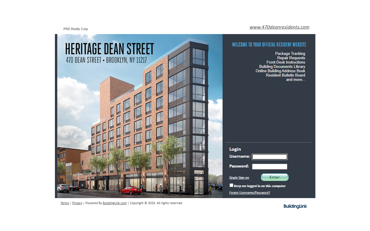 470deanresidents.com screenshot
