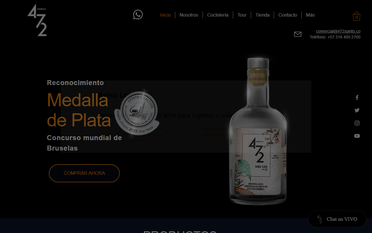 472spirits.com screenshot