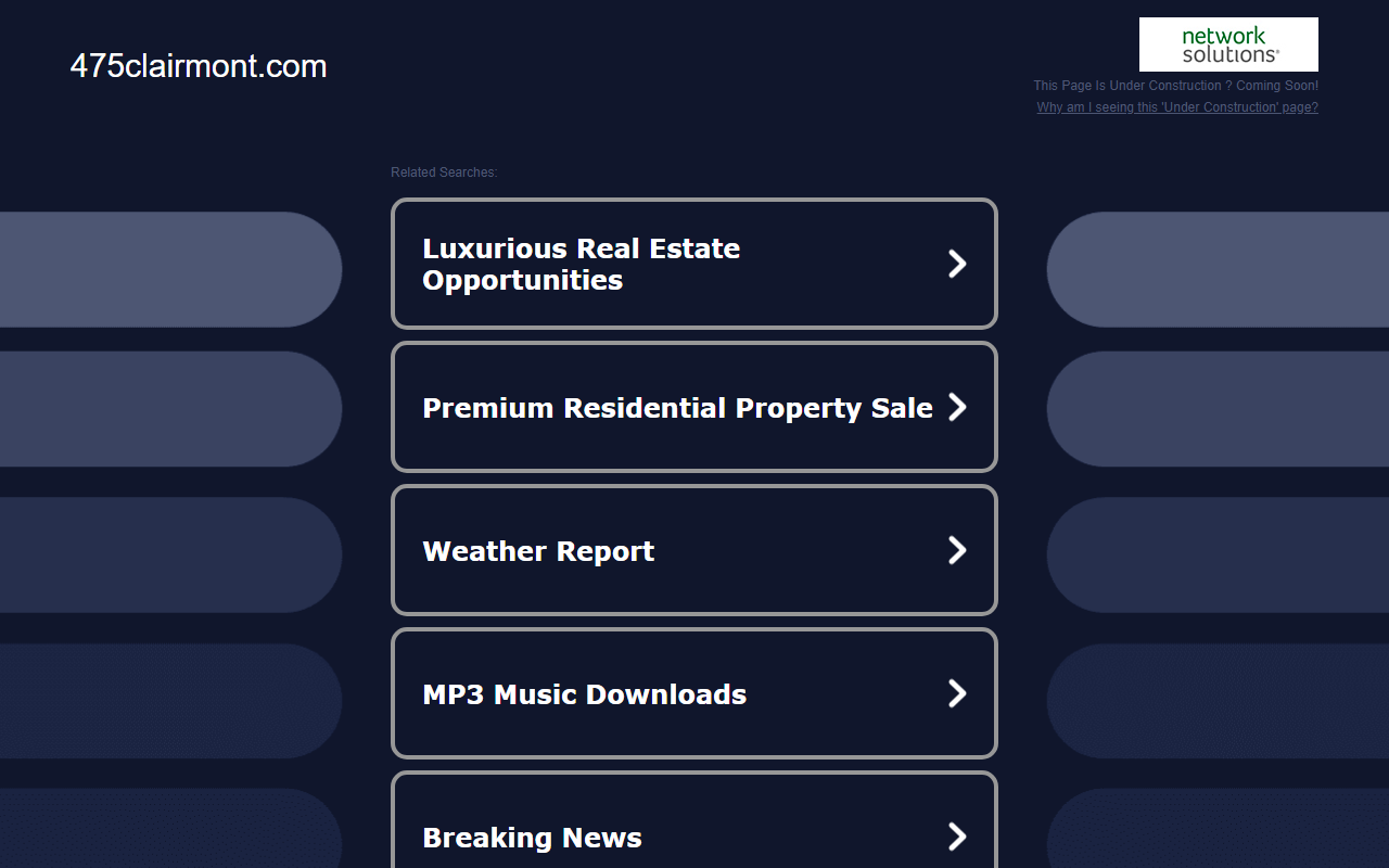 475clairmont.com screenshot