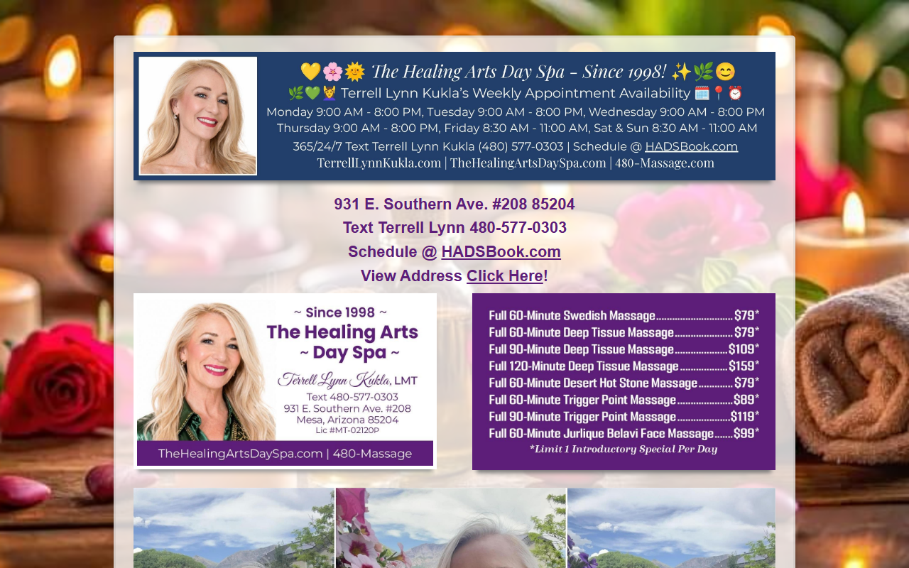 480-massage.com screenshot