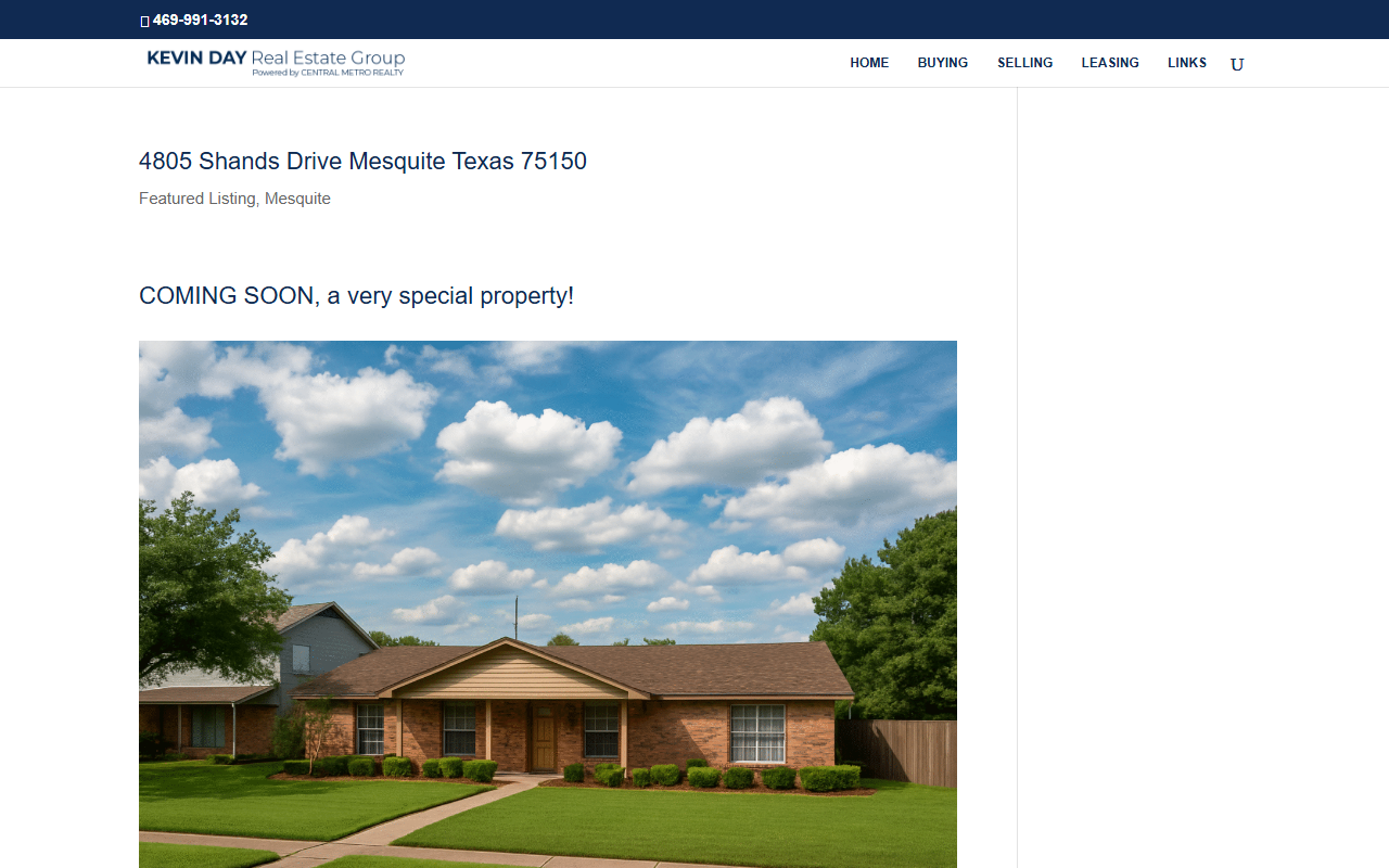 4805shands.com screenshot