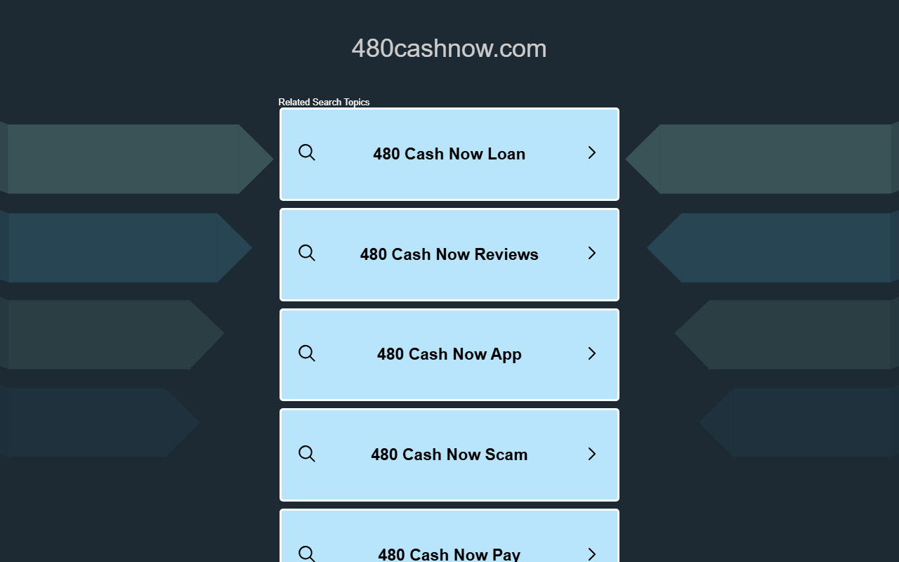 480cashnow.com screenshot