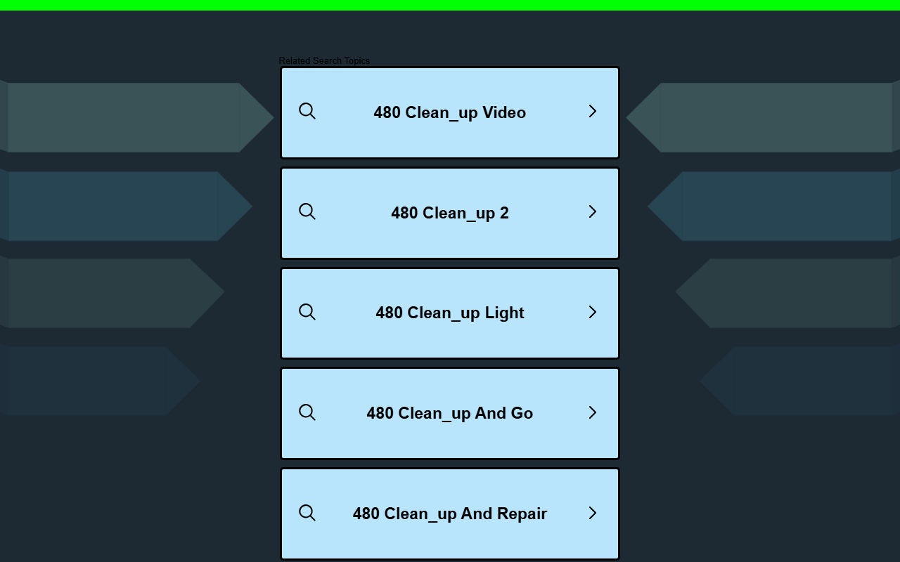 480cleanup.com screenshot