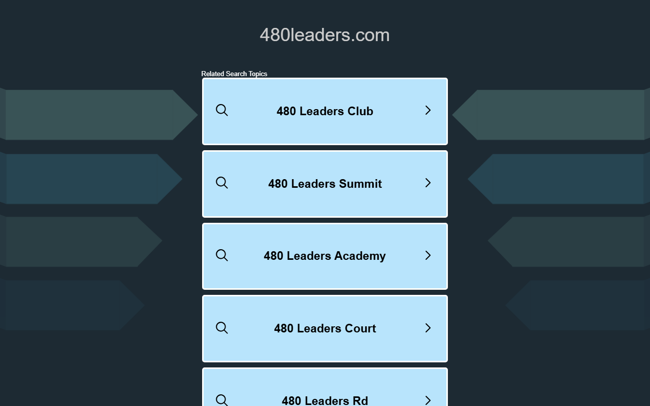480leaders.com screenshot