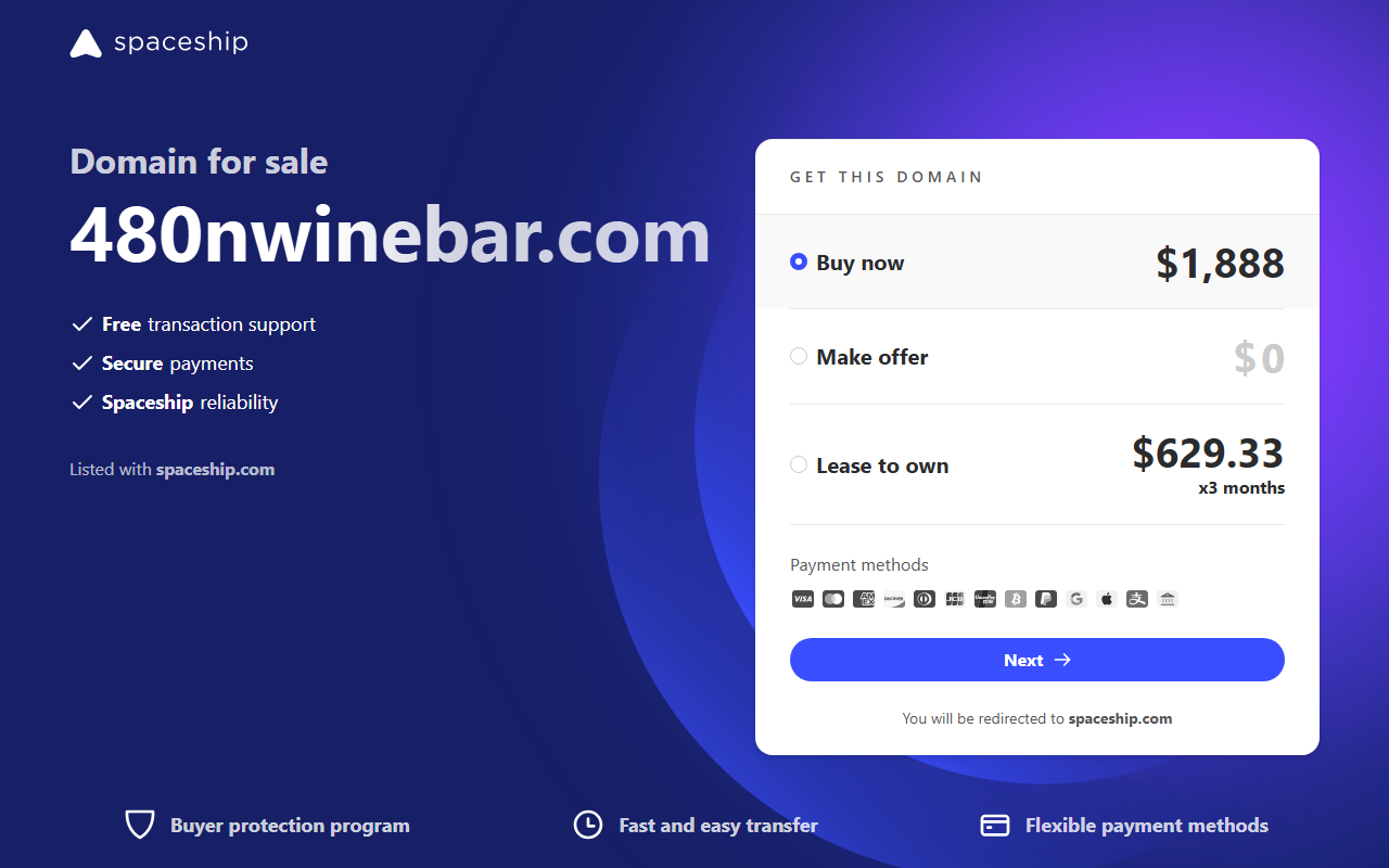 480nwinebar.com screenshot