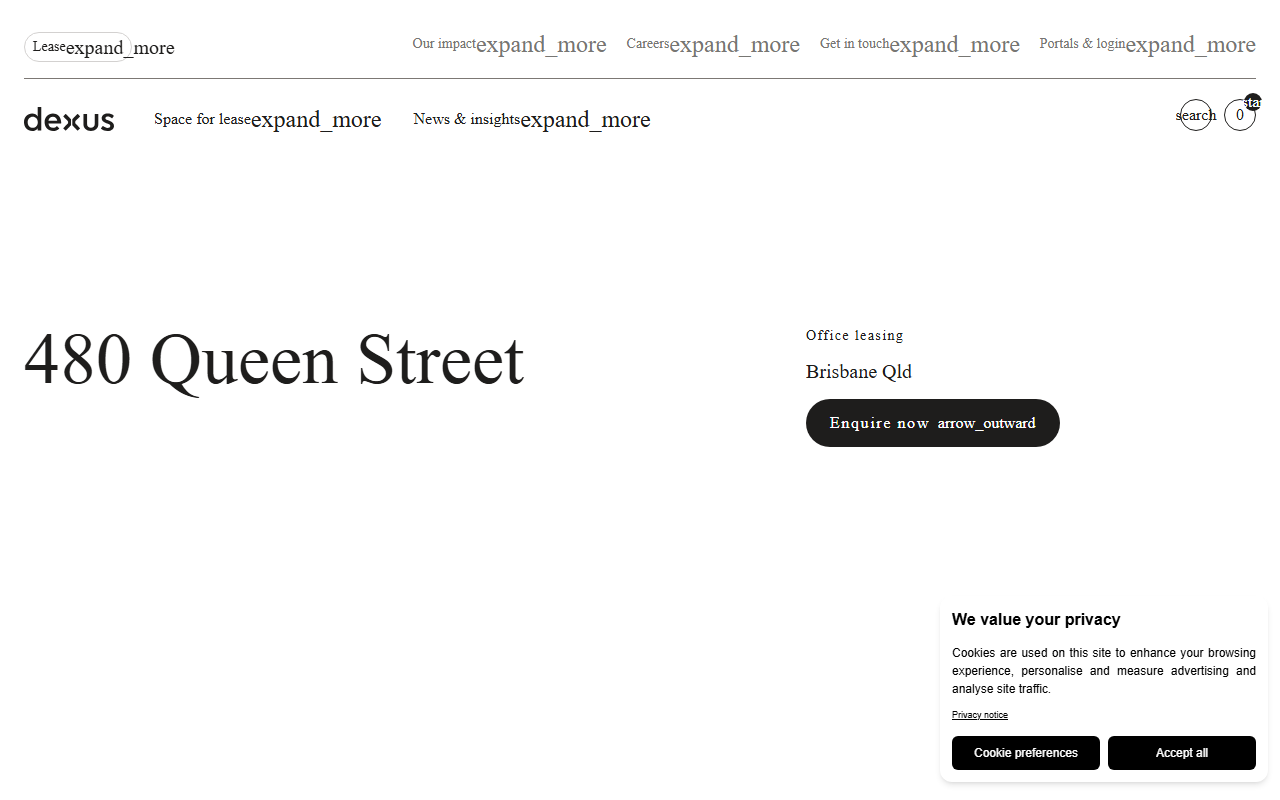 480queenstreet.com screenshot