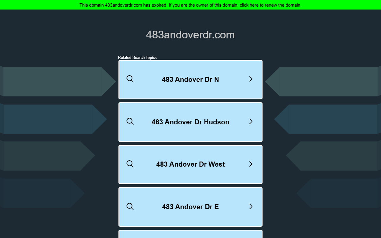 483andoverdr.com screenshot