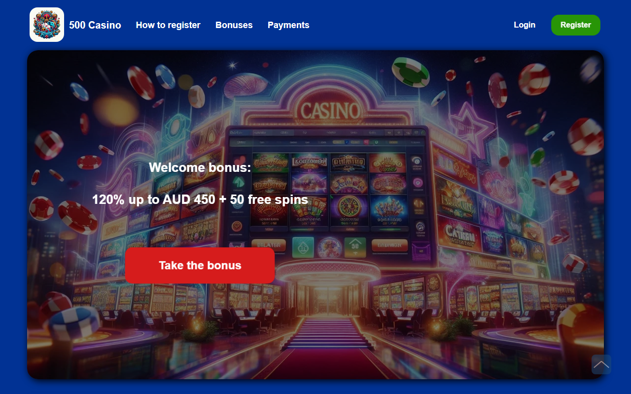500-casino-au.com screenshot