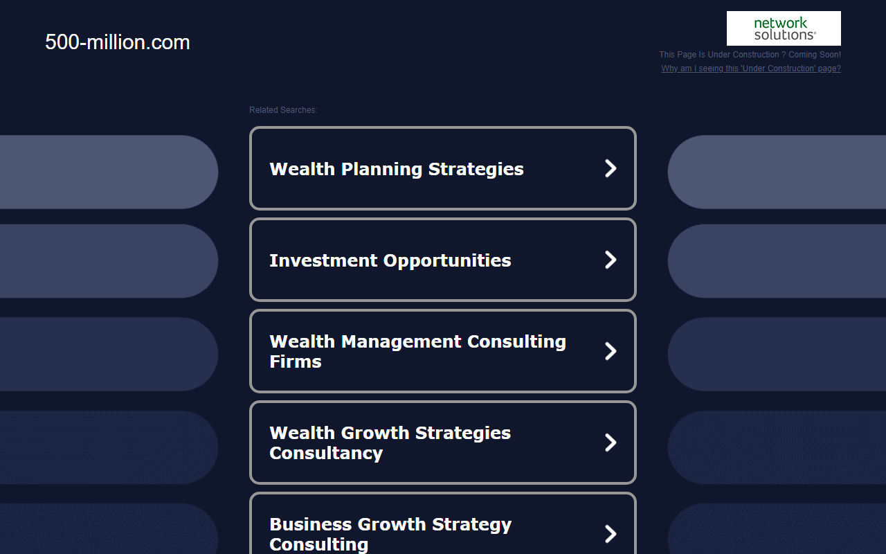 500-million.com screenshot