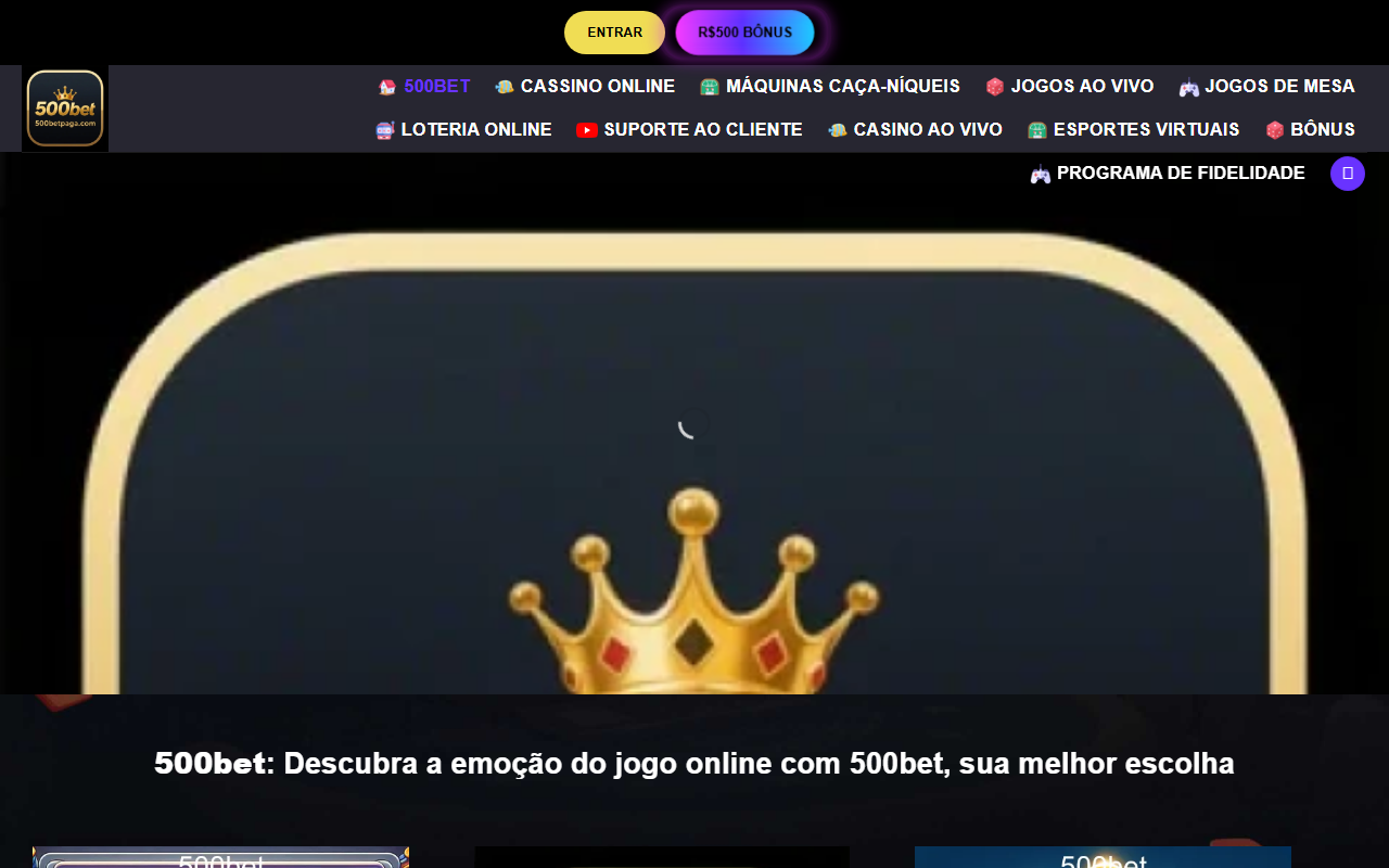 500betpaga.com screenshot