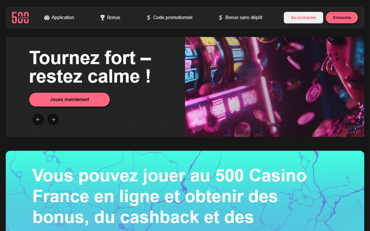 500casino-fr.com screenshot