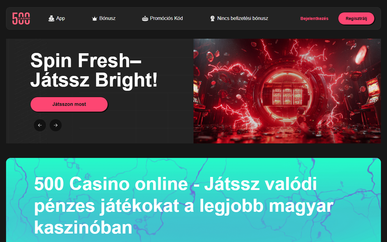 500casino-hu.com screenshot