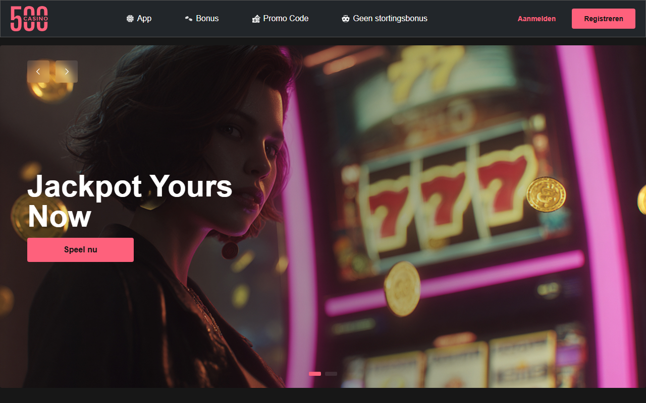 500casino-nl.com screenshot