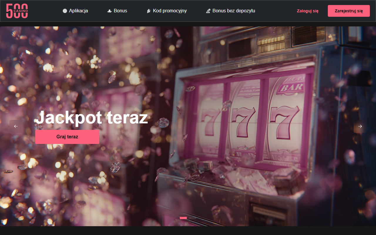 500casino-pl.com screenshot
