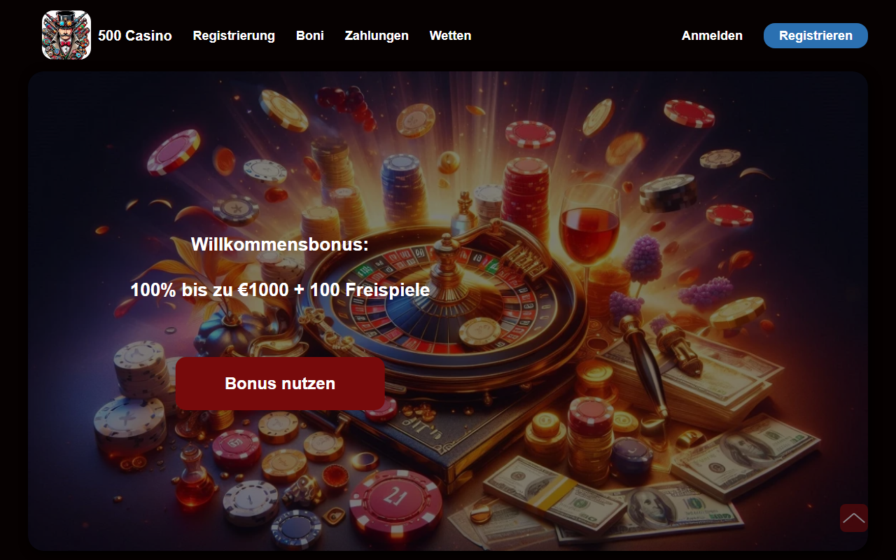 500casinode.com screenshot
