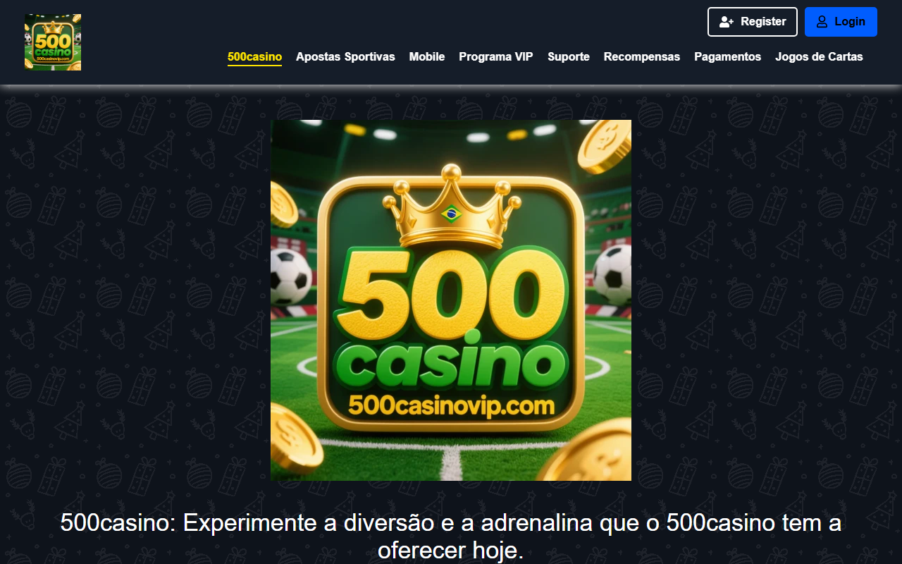 500casinovip.com screenshot