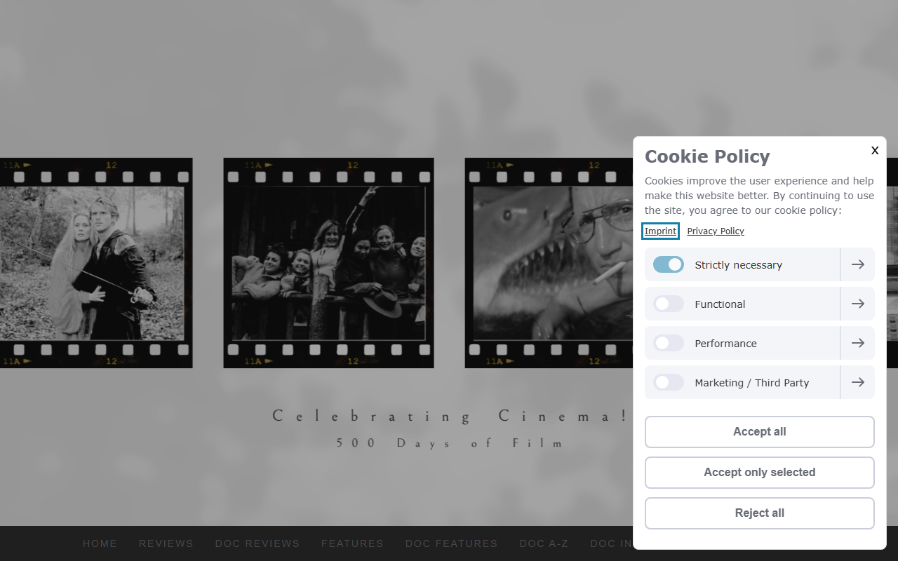 500daysoffilm.com screenshot