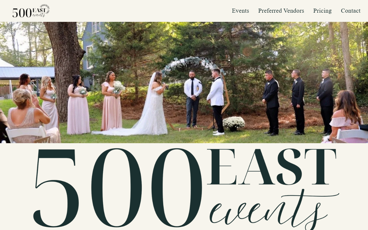 500eastevents.com screenshot