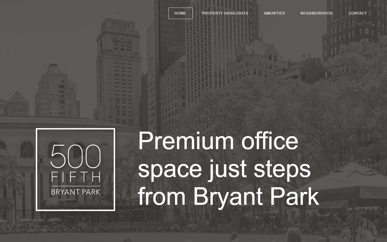 500fifthave.com screenshot