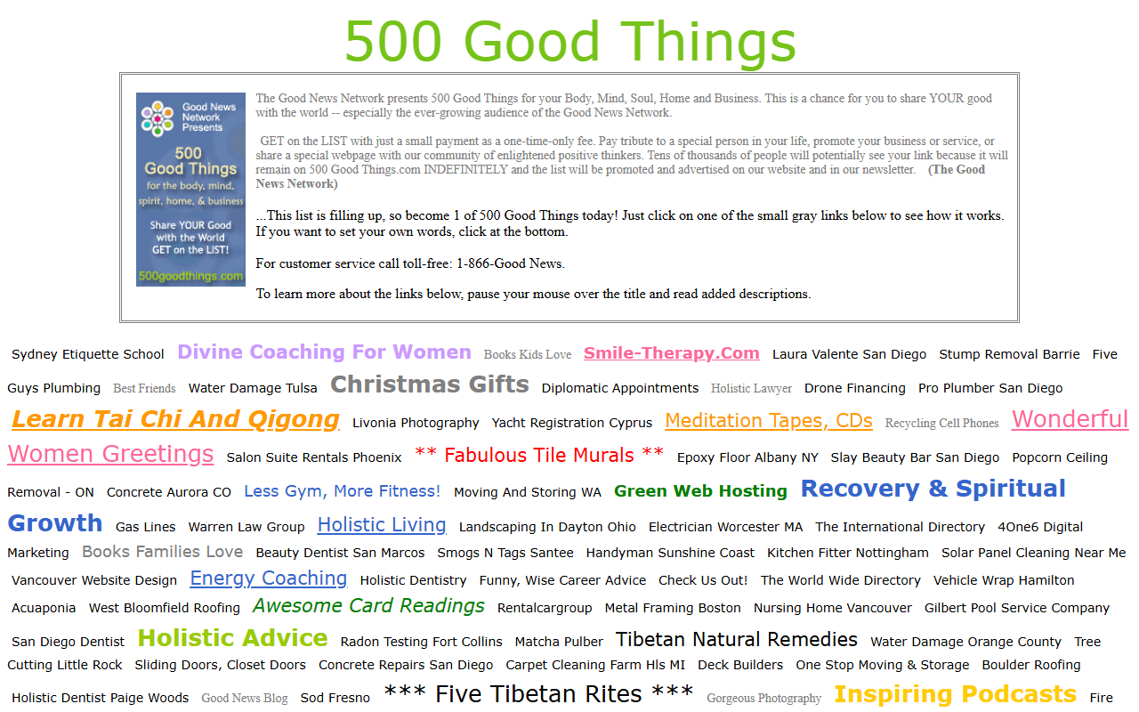 500goodthings.com screenshot