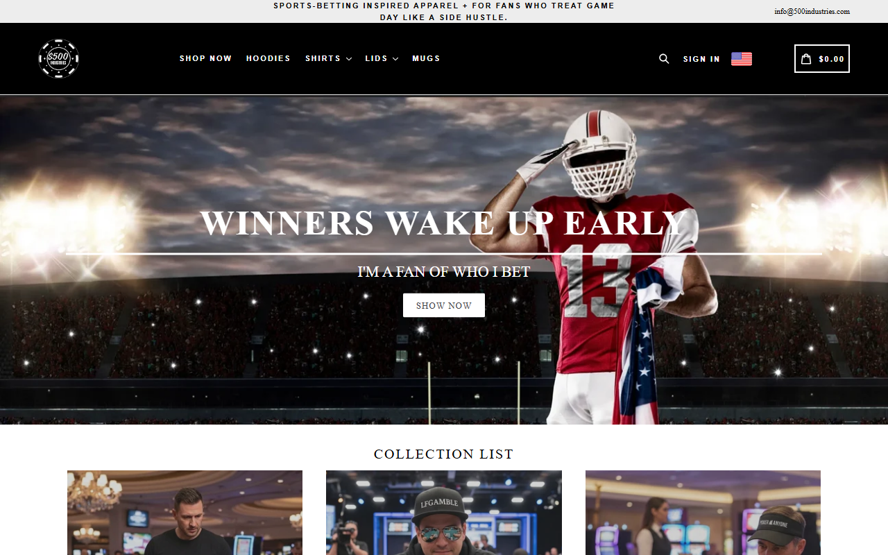 500industries.com screenshot