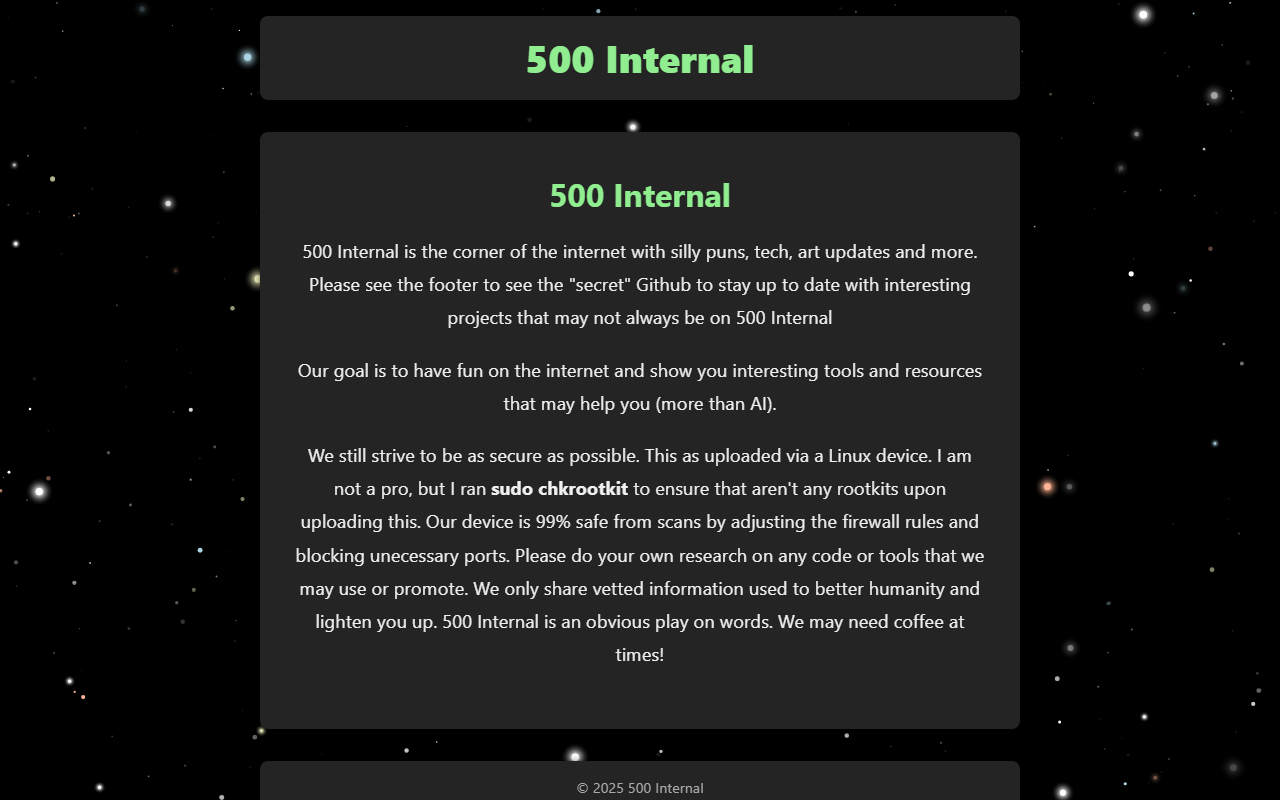 500internal.com screenshot