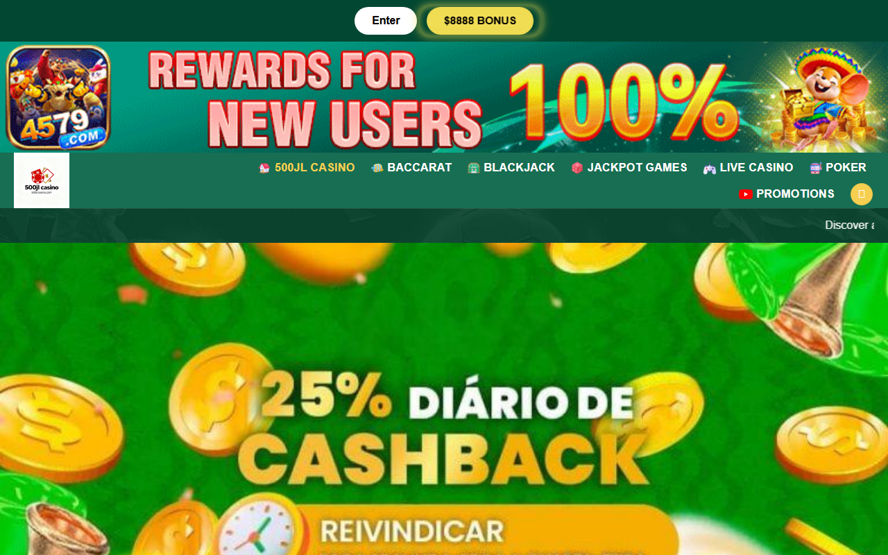 500jlcasino.com screenshot