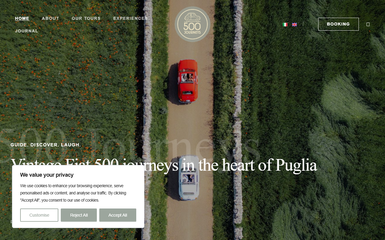 500journeys.com screenshot