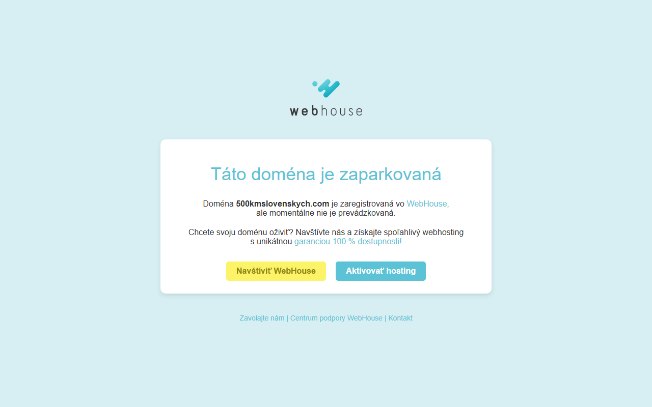 500kmslovenskych.com screenshot