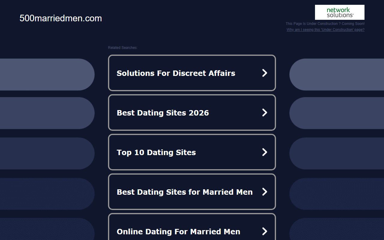 500marriedmen.com screenshot