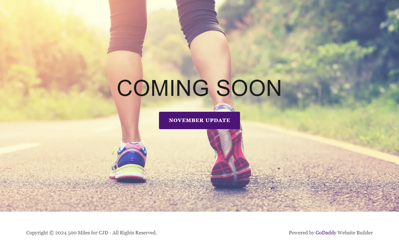 500milesforcjd.com screenshot