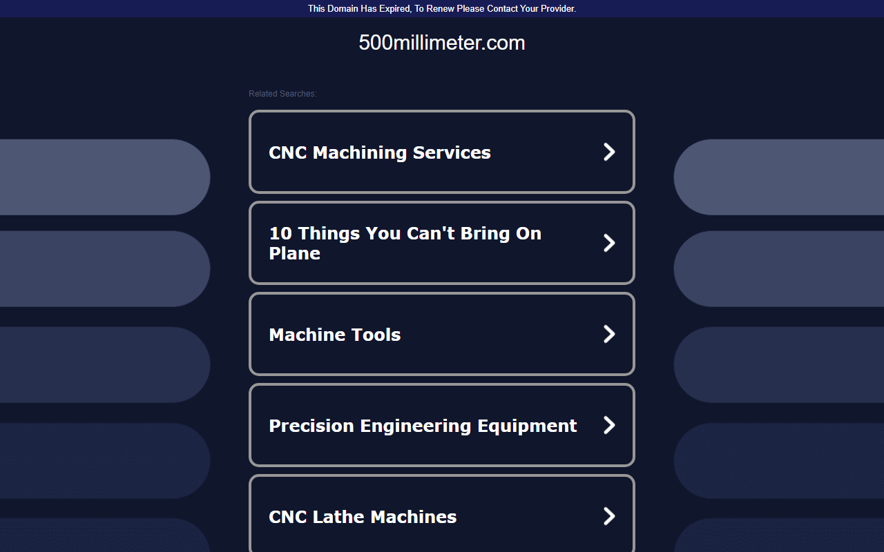 500millimeter.com screenshot
