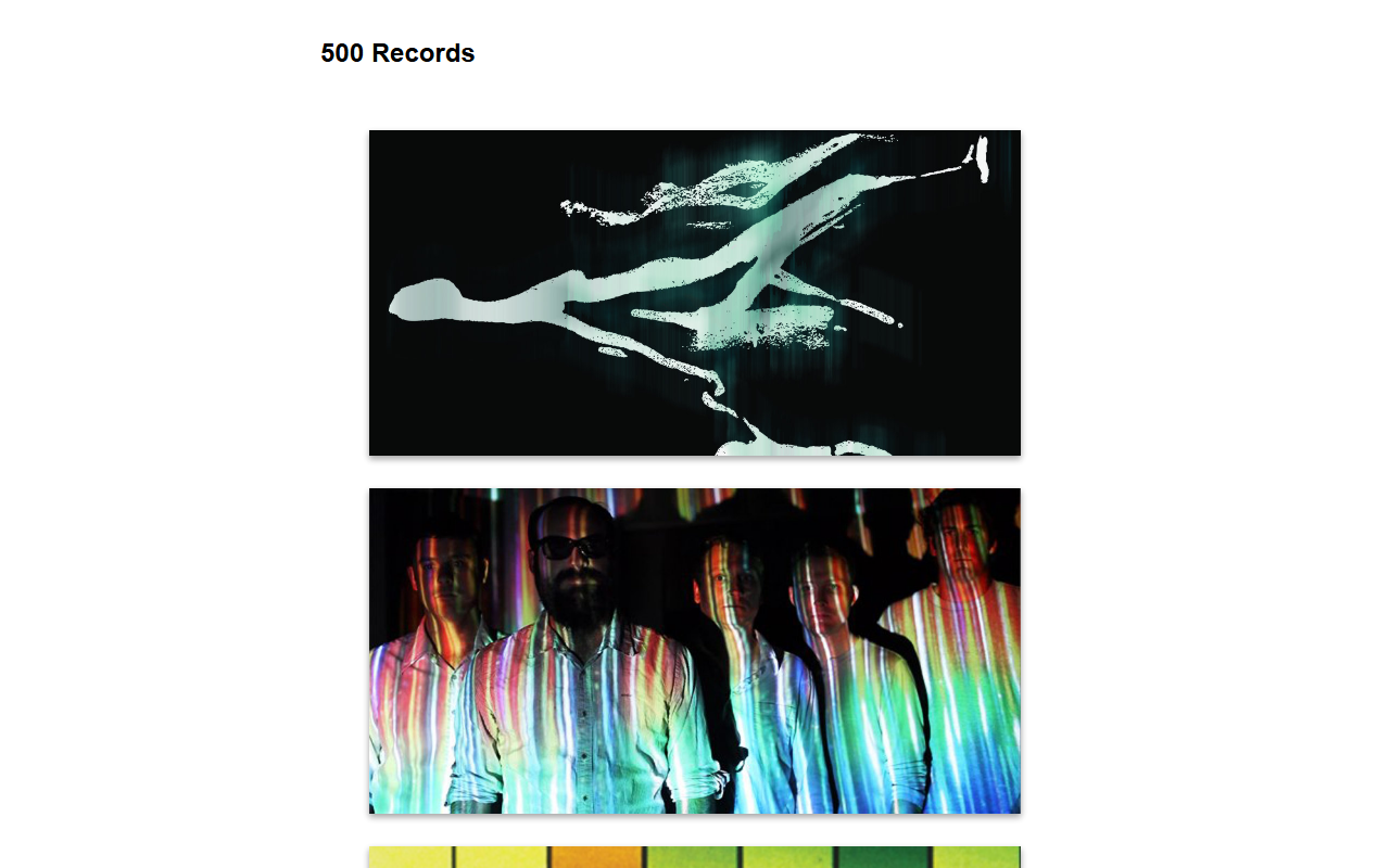 500records.com screenshot