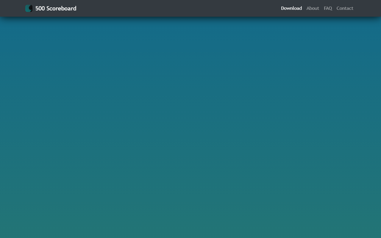 500scoreboard.com screenshot
