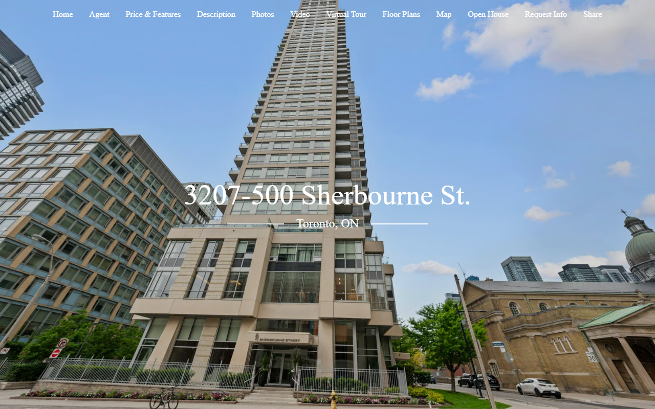 500sherbourne.com screenshot
