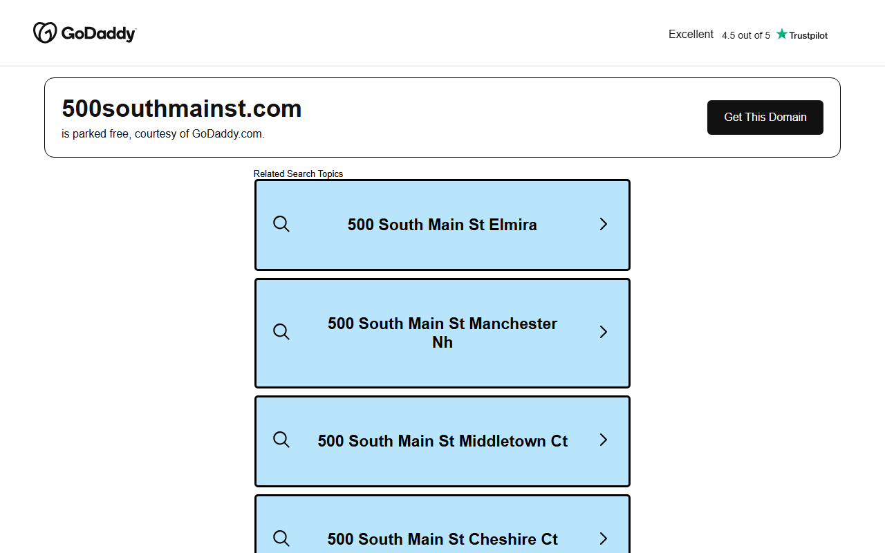 500southmainst.com screenshot