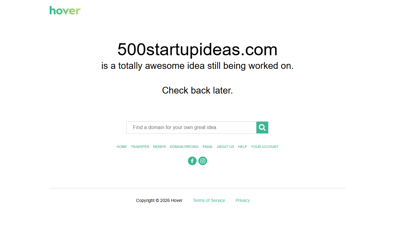 500startupideas.com screenshot