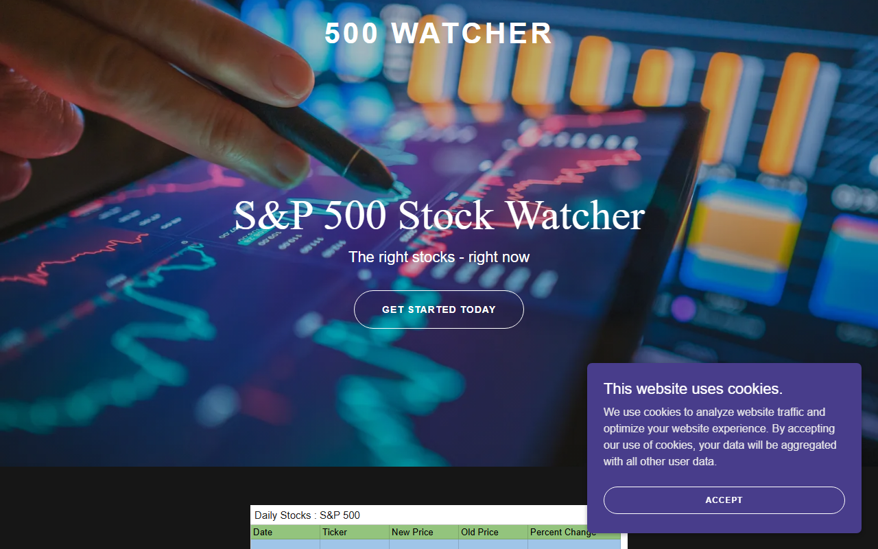 500watcher.com screenshot