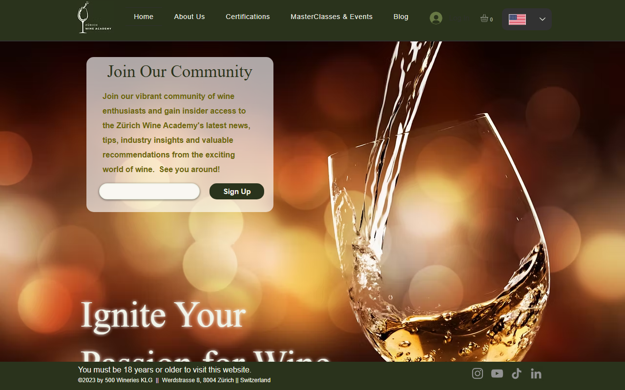 500wineries.com screenshot