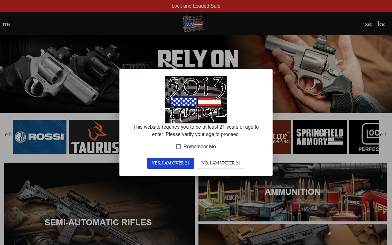 5013tactical.com screenshot
