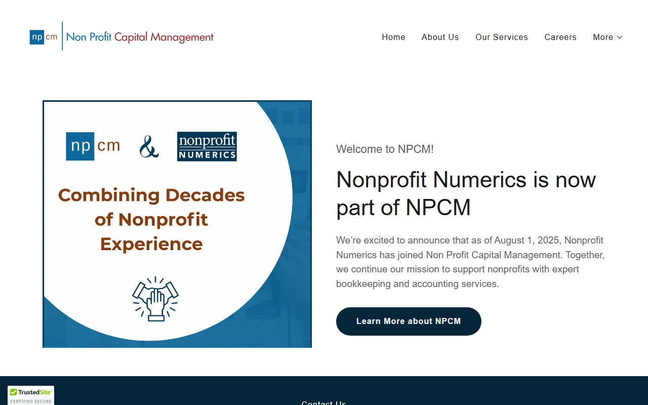 501c3bookkeepers.com screenshot
