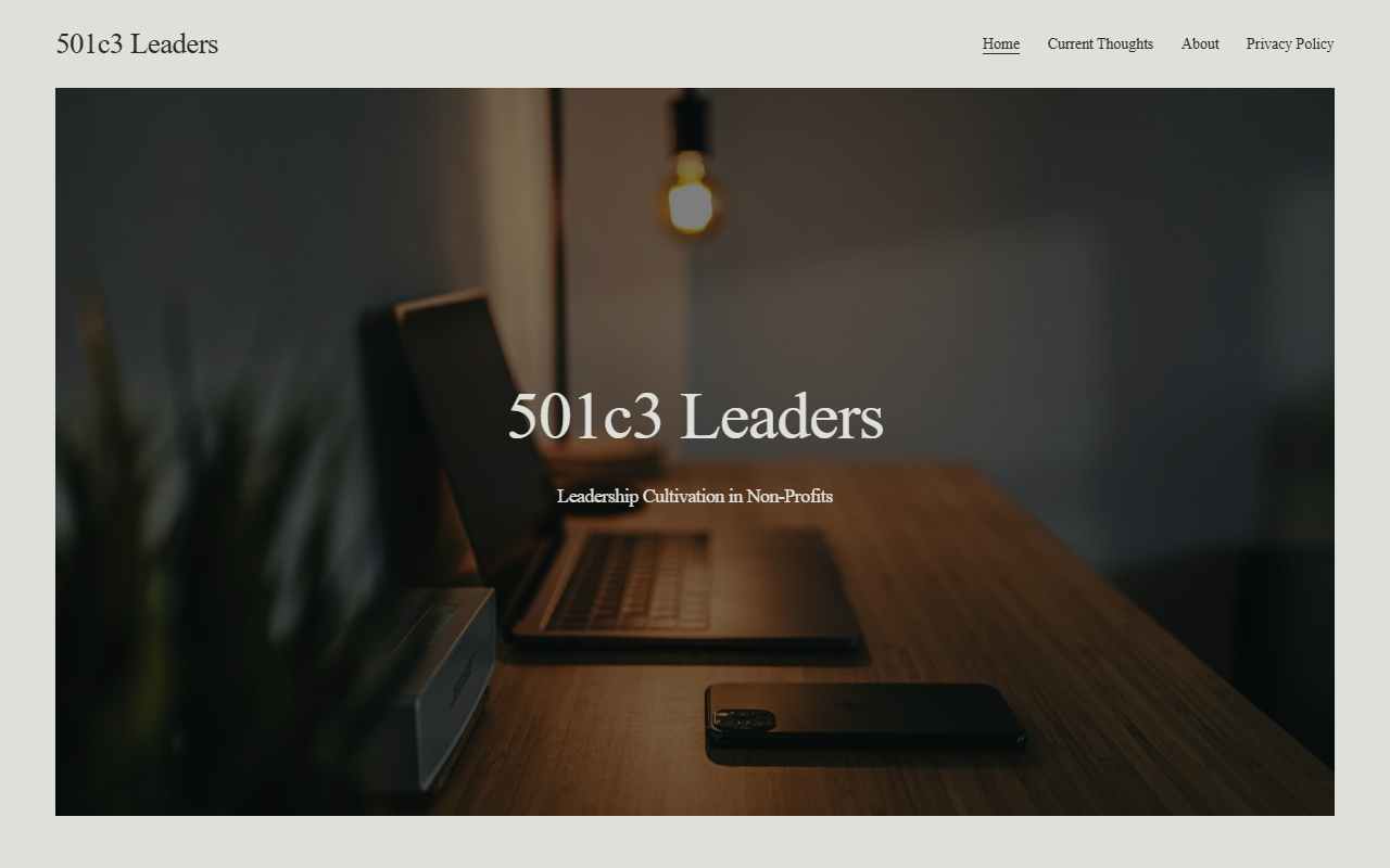 501c3leaders.com screenshot