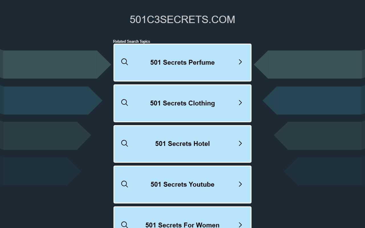 501c3secrets.com screenshot