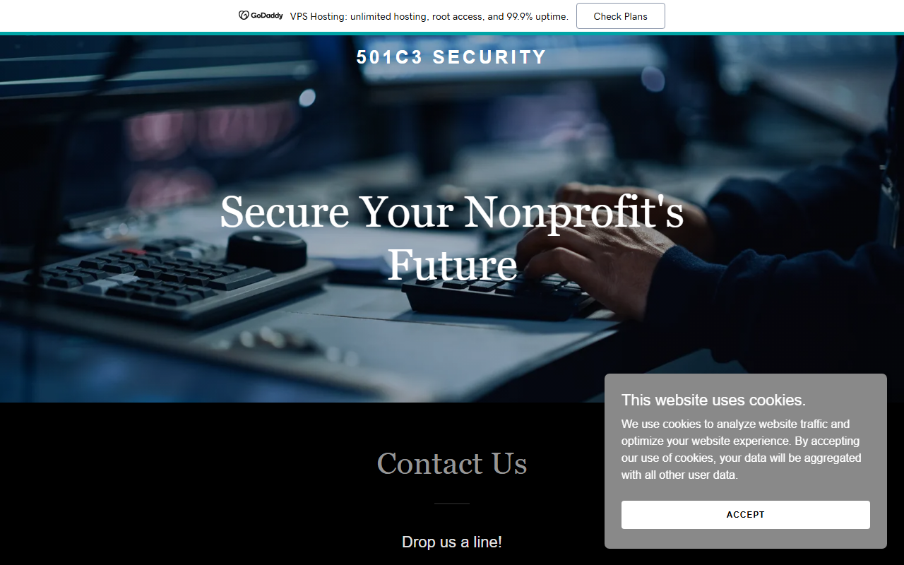 501c3security.com screenshot