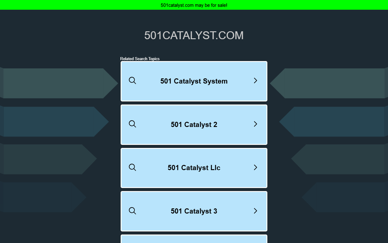 501catalyst.com screenshot