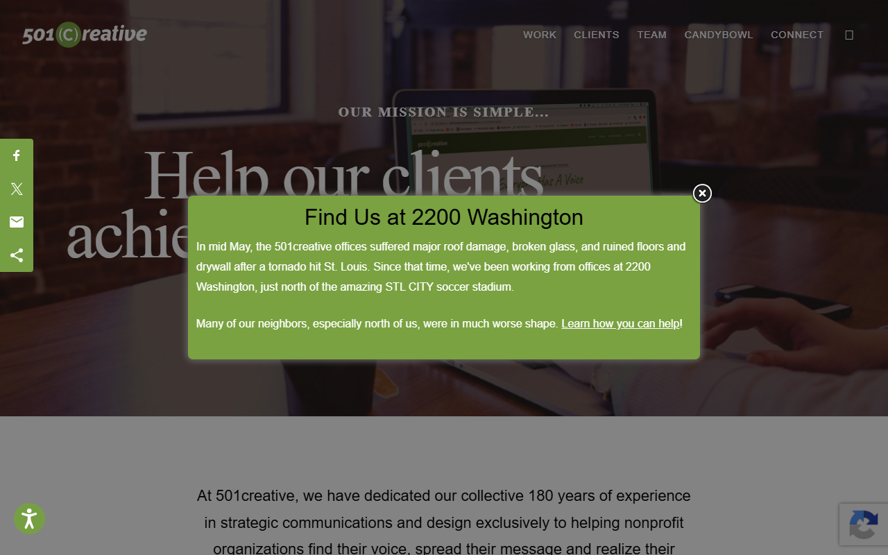 501creative.com screenshot