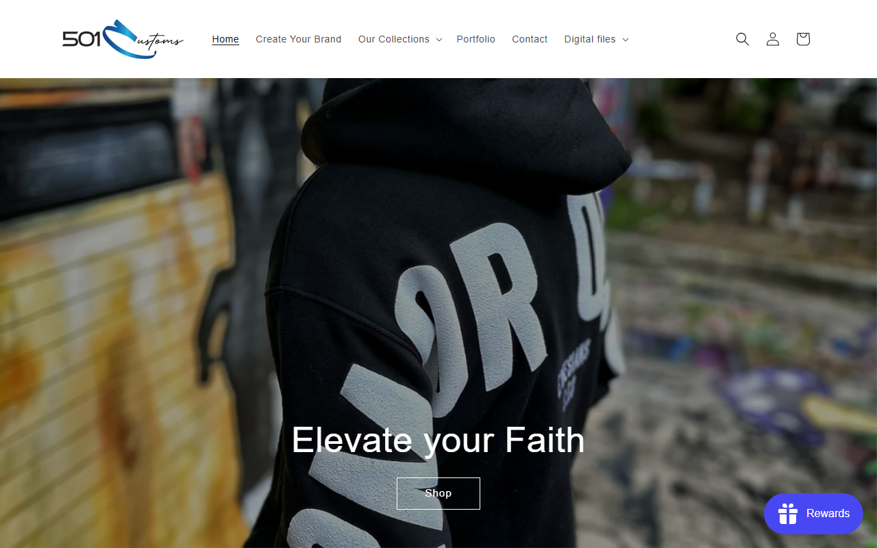 501customs.com screenshot