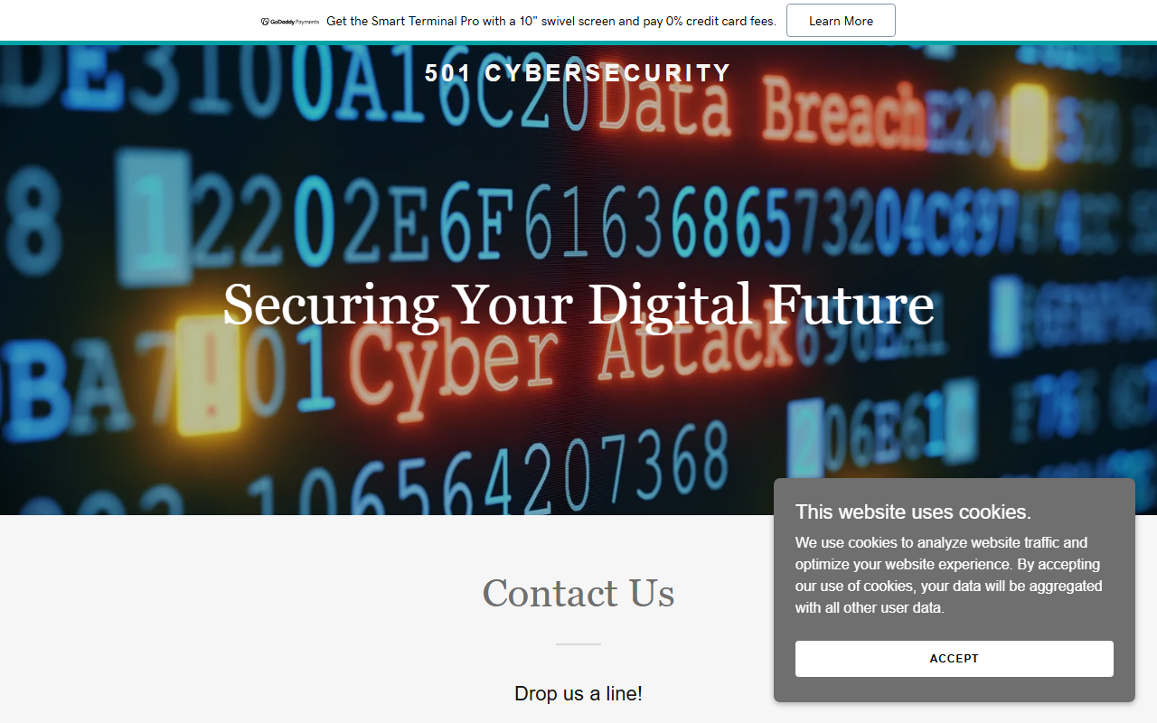 501cybersecurity.com screenshot